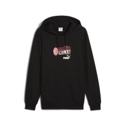 Męska bluza z kapturem AC Milan ftblNRGY PUMA Black For All Time Red. Czarne bluzy męskie Puma, m, z aplikacjami, z bawełny, z kapturem. Za 247.27 zł.