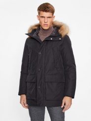 Bomboogie Kurtka puchowa CM 228P T GKG3 Czarny Regular Fit. Czarne kurtki męskie Bomboogie, m, bez wzorów, z bawełny, bez kaptura. Za 1,809.00 zł.