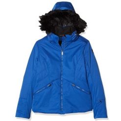 Kurtka narciarska damska Icepeak Ellorre. Niebieskie kurtki damskie Icepeak, na zimę, bez wzorów, z poliesteru, bez kaptura, narciarskie. W wyprzedaży za 321.00 zł.