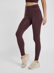 Damskie wysokie legginsy Hummel TIF. Brązowe legginsy damskie Hummel, xs, bez wzorów, z dzianiny, na fitness i siłownię. Za 160.50 zł.