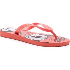 Japonki HAVAIANAS - Top Disney Cf 41394126678 Orange Cyber. Czerwone klapki damskie Havaianas, bez wzorów, z tworzywa sztucznego, bez obcasa, bez zapięcia. W wyprzedaży za 69.00 zł.