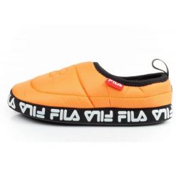 Kapcie Fila Comfider FFW0227.30019 pomarańczowe. Brązowe kapcie damskie bez wzorów, z gumy. Za 147.90 zł.