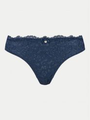 Hunkemöller Stringi Marine 206319 Granatowy. Niebieskie stringi damskie Hunkemöller, m, bez wzorów, z syntetyku. Za 39.99 zł.