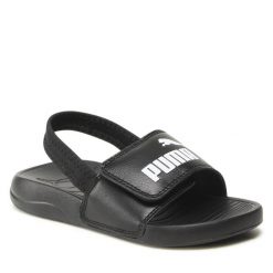 Sandały Puma. Czarne sandały chłopięce Puma, bez zapięcia. Za 99.99 zł.