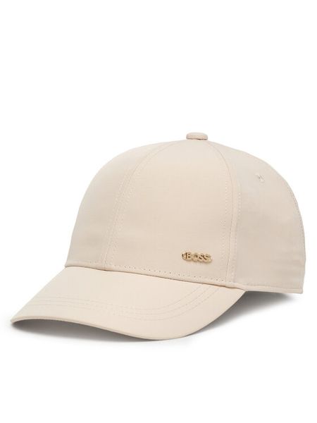 BOSS Czapka z daszkiem J53114 Kremowy. Białe rękawiczki dziecięce Boss, bez wzorów. Za 179.99 zł.