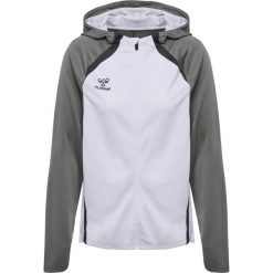 Damska kurtka z kapturem Hummel Lead 2.0. Białe kurtki damskie Hummel, bez wzorów, z dresówki, z kapturem. Za 294.50 zł.