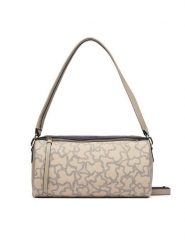 TOUS Torebka Kaos Icon 2002379843 Beżowy. Brązowe torebki do ręki damskie tous, bez wzorów, ze skóry, bez dodatków. Za 899.99 zł.