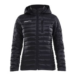 Kurtka damska Craft isolate. Czarne bluzy sportowe damskie Craft, bez wzorów, bez kaptura, do piłki ręcznej. W wyprzedaży za 284.50 zł.