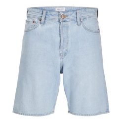 Szorty Jack & Jones Tony Original niebieski denim. Niebieskie spodnie sportowe męskie Jack&Jones, bez wzorów, z denimu. Za 169.16 zł.