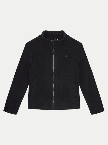 4F Polar 4FJWMM00TFLEM245 Czarny Regular Fit. Czarne bluzy dla chłopców 4f, bez wzorów, z polaru, bez ramiączek, bez kaptura. Za 59.99 zł.
