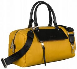 Bagietka żółta David Jones [DH] 6702-6. Żółte torebki do ręki damskie David Jones, bez wzorów, bez dodatków. Za 155.99 zł.