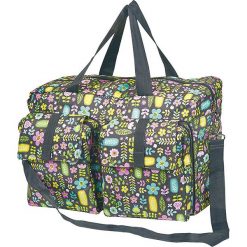 Torba "Flower" w kolorze brązowym ze wzorem - 55 x 33 x 22 cm. Torby i plecaki dziecięce marki Moses. W wyprzedaży za 73.95 zł.