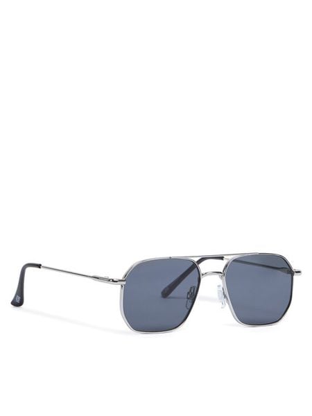 Vans Okulary przeciwsłoneczne VN000ND6BLK1 Srebrny. Szare okulary przeciwsłoneczne męskie Vans. Za 79.99 zł.