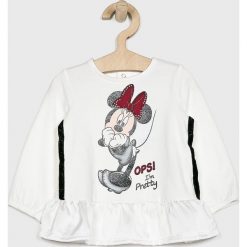 Blukids - Bluzka dziecięca 74-98 cm. Białe t-shirty i topy dla dziewczynek Blukids, bez wzorów, z bawełny, bez ramiączek. W wyprzedaży za 29.90 zł.