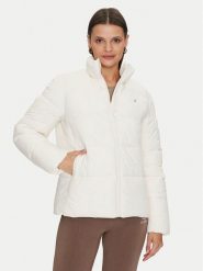 Guess Kurtka puchowa New Claudia V4YL03 WFUD0 Biały Regular Fit. Białe kurtki damskie Guess, xl, z aplikacjami, z puchu, bez kaptura. Za 539.99 zł.