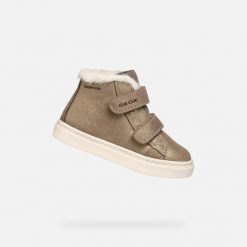 Buty GEOX NASHIK GIRL WPF Brązowy. Brązowe botki dziewczęce Geox, trekkingowe. Za 237.99 zł.