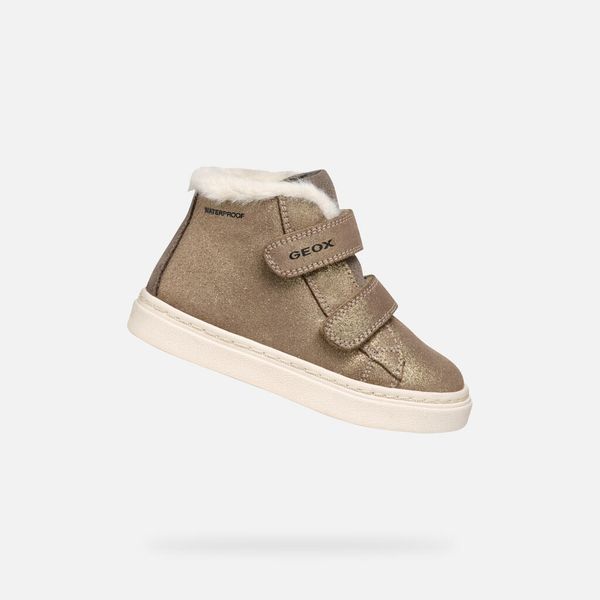 Buty GEOX NASHIK GIRL WPF Brązowy. Brązowe botki dziewczęce Geox, trekkingowe. Za 221.99 zł.
