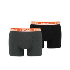 Bokserki męskie Head Basic Boxer 2 Pack. Brązowe bokserki męskie Head, l, bez wzorów. Za 75.00 zł.
