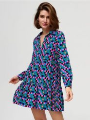 Sukienka mini babydoll - czarny. Czarne sukienki damskie Sinsay, l, bez wzorów, z wiskozy, bez kołnierzyka, bez ramiączek, mini. Za 69.99 zł.