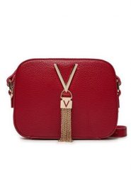 Valentino Torebka Divina VBS1R409G Czerwony. Czerwone listonoszki damskie Valentino, bez wzorów, ze skóry, bez dodatków. Za 219.99 zł.