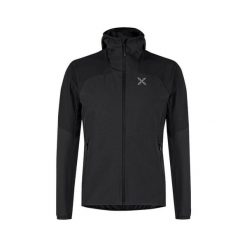 Kurtka męska Montura Rise Hooded. Czarne kurtki męskie MONTURA, m, bez wzorów, z softshellu, trekkingowe. Za 489.99 zł.