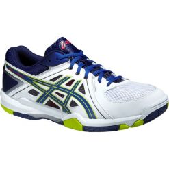 Asics Gel Task B505Y-0142. Białe buty sportowe męskie marki Asics, z materiału. W wyprzedaży za 229.99 zł.