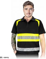 Reis LH-RAUTEX-PS Koszulka polo ostrzegawcza z siateczki męska XL. Koszulki polo męskie Reis, m, bez wzorów, bez ramiączek. Za 57.05 zł.