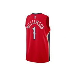 Koszulka męska nike nba new orleans pelicans zion williamson statement edition. Czerwone koszulki sportowe męskie Nike, m, bez wzorów, z jersey, bez kołnierzyka, bez ramiączek, do biegania. Za 379.00 zł.