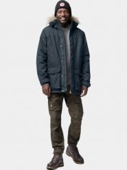 Płaszcz Zimowy Męski Fjallraven Nuuk Lite. Niebieskie płaszcze męskie Fjällräven, na zimę, l, bez wzorów, z materiału, długie, bez kaptura. Za 2,303.05 zł.