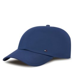 Czapka z daszkiem Tommy Hilfiger. Niebieskie czapki i kapelusze męskie Tommy Hilfiger, bez wzorów. Za 179.99 zł.