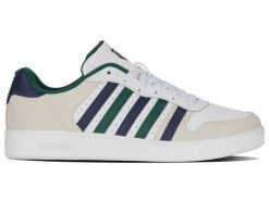 Buty damskie K-Swiss COURT PALISADES (86931-977-M). Białe obuwie sportowe damskie K-SWISS, bez wzorów, na fitness i siłownię. Za 119.00 zł.