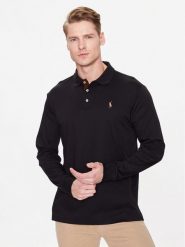 Polo Ralph Lauren Polo 710671785002 Czarny Slim Fit. Czarne koszulki polo męskie Polo Ralph Lauren, m, bez wzorów, z bawełny, bez ramiączek. Za 429.99 zł.