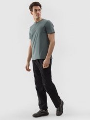4F Spodnie casual cargo 4Way Stretch męskie - czarne S. Czarne spodnie sportowe męskie 4f, l, bez wzorów, z materiału. W wyprzedaży za 99.99 zł.