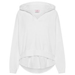 Bluza Z Kapturem Deha Parachute Trim Hoodie Damskie. Białe bluzy damskie Deha, s, bez wzorów, z bawełny, z kapturem. Za 467.99 zł.