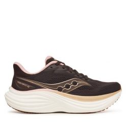 Buty do biegania Saucony. Brązowe obuwie sportowe damskie Saucony, bez wzorów, do biegania. Za 799.99 zł.
