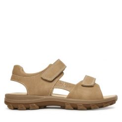 Sandały Primigi. Brązowe sandały chłopięce Primigi, bez zapięcia. Za 249.99 zł.