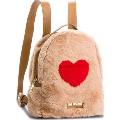 Plecak LOVE MOSCHINO - JC4327PP06KW120A Poliest Cammello. Brązowe plecaki damskie Love Moschino, z materiału, eleganckie. Za 799.00 zł.