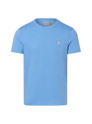 Polo Ralph Lauren Koszulka męska Mężczyźni Bawełna niebieski, L. Niebieskie koszulki polo męskie Polo Ralph Lauren, l, bez wzorów, z bawełny, bez ramiączek. Za 379.95 zł.