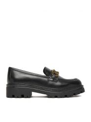 Lasocki Loafersy CEO-WI33-CSA538-SANDY-43 Czarny. Czarne mokasyny damskie Lasocki, ze skóry. Za 239.99 zł.