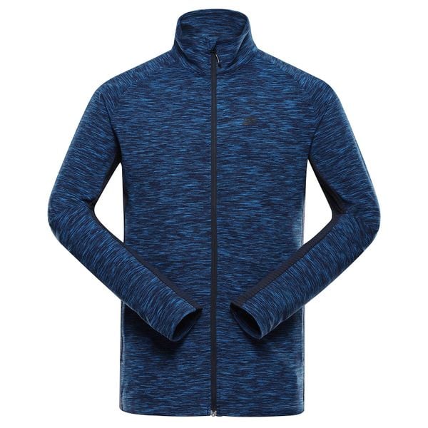Bluza męska turystyczna szybkoschnąca Alpine Pro Goll 4. Niebieskie bluzy męskie Alpine Pro, m, bez wzorów, z elastanu, bez kaptura, rowerowe. Za 239.00 zł.