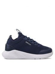 Geox Sneakersy J Sprintye B. A J25GBA 0006K C4002 M Granatowy. Niebieskie buty sportowe chłopięce Geox, bez wzorów, z materiału, bez zapięcia. Za 139.99 zł.