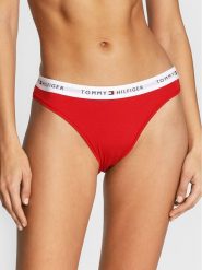 Tommy Hilfiger Figi klasyczne UW0UW03836 Czerwony. Czerwone figi damskie Tommy Hilfiger, s, bez wzorów, z bawełny. Za 79.99 zł.