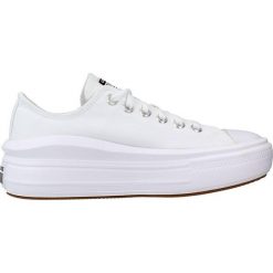 Trampki damskie Converse Chuck Taylor All Star Move OX. Białe trampki i tenisówki damskie Converse, bez wzorów, z materiału, retro, bez zapięcia. Za 405.75 zł.