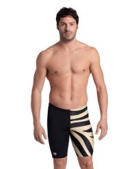 Kąpielówki męskie spodenki pływackie jammery basen Arena Multi Stripes. Czarne kąpielówki męskie Arena, m, bez wzorów, z materiału, długie, na fitness i siłownię. Za 201.98 zł.