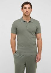 Męski T-Shirt Mustang Style Pierre Agave Green 1016880 6473. Zielone koszulki polo męskie Mustang, l, bez wzorów, bez ramiączek. Za 99.99 zł.