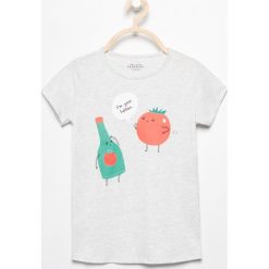 T-shirt z warzywnym nadrukiem - Jasny szar. T-shirty damskie marki Reserved. W wyprzedaży za 14.99 zł.
