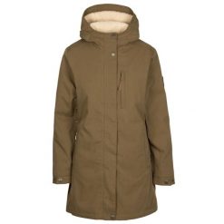 Trespass Risha - Kobieta Jkt Tp50 Dark Olive. Zielone kurtki damskie Trespass, bez wzorów, z bawełny, bez kaptura. Za 417.99 zł.
