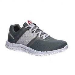 Buty treningowe damskie Reebok Zprint Run Neo. Szare obuwie sportowe damskie Reebok, bez wzorów, z materiału, na fitness i siłownię. Za 515.00 zł.