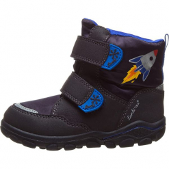 Botki zimowe "Kon-Tex" w kolorze granatowym. Niebieskie buty zimowe chłopięce Richter, Bundgaard, Lurchi, z materiału. W wyprzedaży za 129.95 zł.