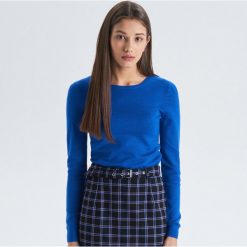 Gładki sweter - Niebieski. Swetry damskie marki Cropp. W wyprzedaży za 29.99 zł.